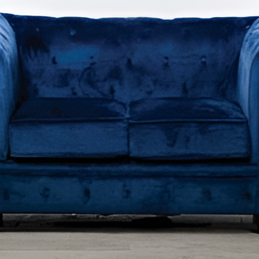 Blue Couple Couch